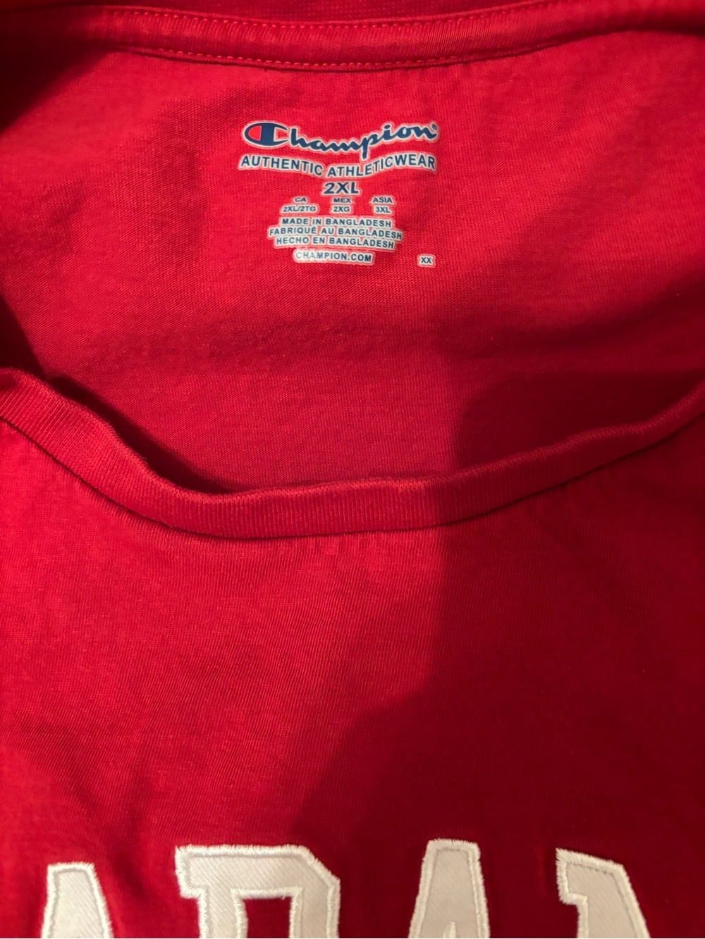 Champion Alabama Applique Tee Crimson Tide 2XL - Picture 4 of 5